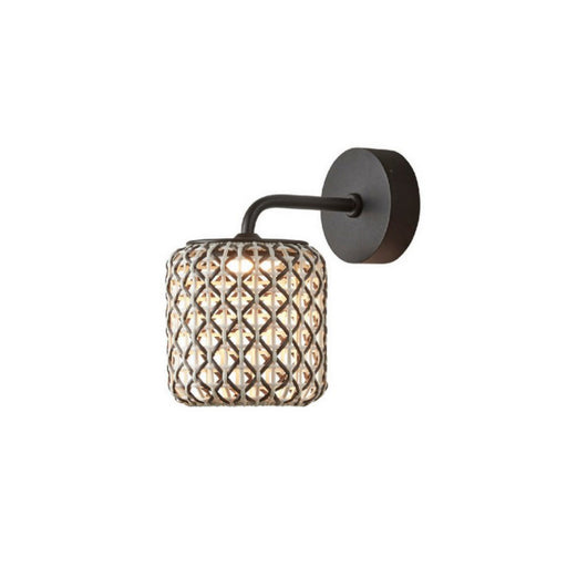 Bover Nans A/01 1-lt 10" Tall LED Outdoor Wall Sconce-Brown