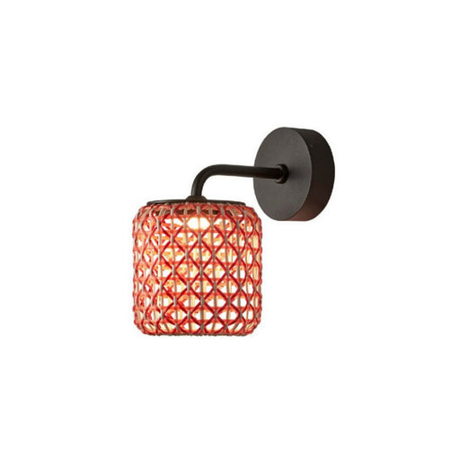 Bover Nans A/01 1-lt 10" Tall LED Outdoor Wall Sconce-Red