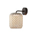 Bover Nans A/02 1-lt 14" Tall LED Outdoor Wall Sconce, 0-10V-Beige