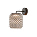 Bover Nans A/02 1-lt 14" Tall LED Outdoor Wall Sconce, TRIAC-Brown