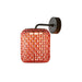 Bover Nans A/02 1-lt 14" Tall LED Outdoor Wall Sconce, TRIAC-Red