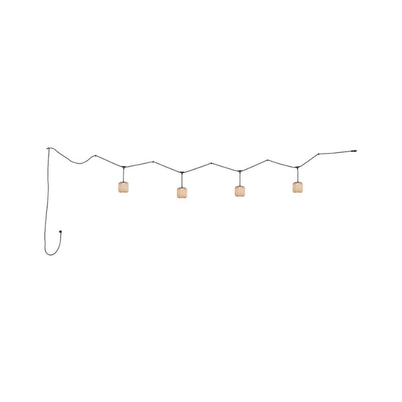 Bover Nans Catenary S/16/4L 4-lt 197" LED Outdoor Muti Light Pendant-Beige