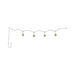 Bover Nans Catenary S/16/4L 4-lt 197" LED Outdoor Muti Light Pendant-Brown
