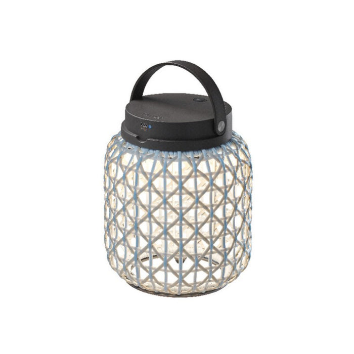Bover Nans M/21/R 1-lt 8" Tall LED Table Lamp-Beige