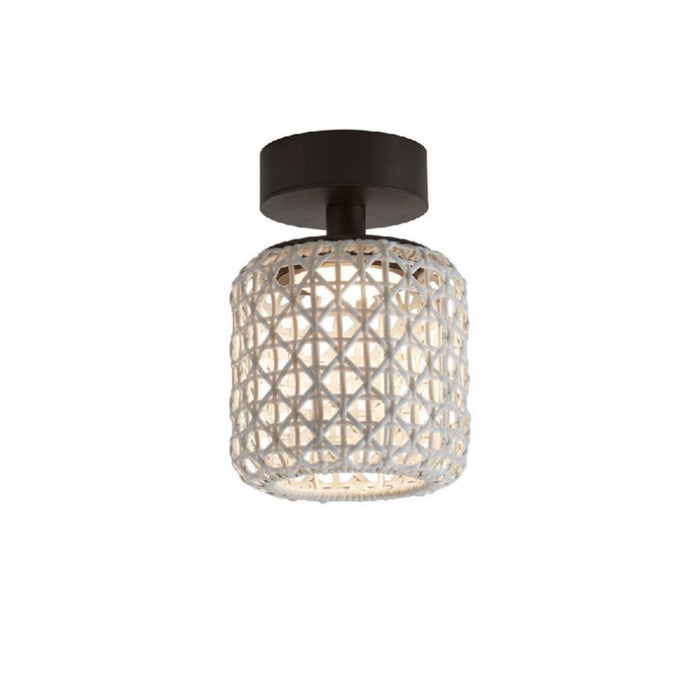 Bover Nans PF/16 1-lt 7" LED Outdoor Semi Flush-Beige