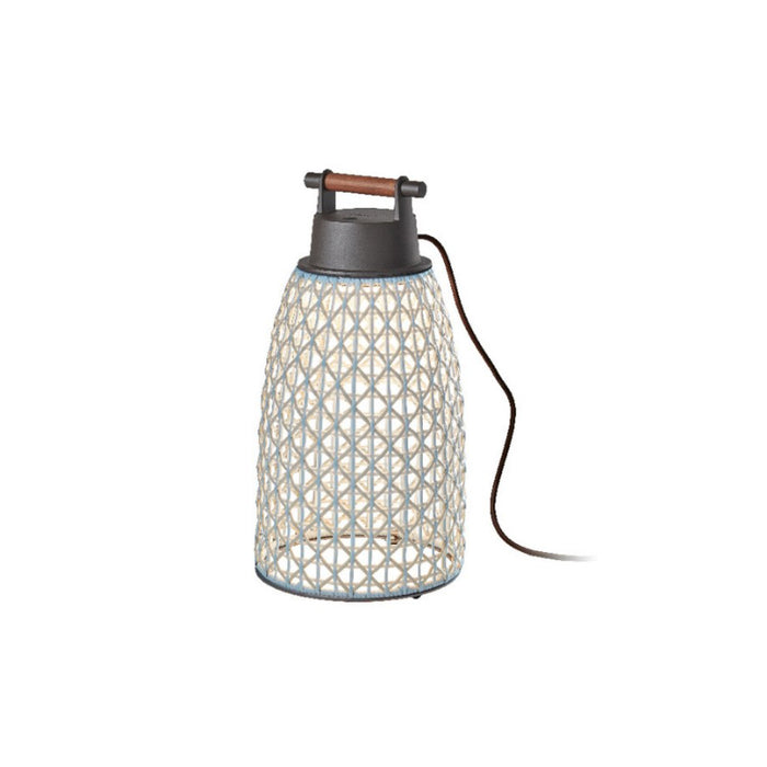 Bover Nans Portable M/41 1-lt 16" Tall LED Outdoor Table Lamp-Beige
