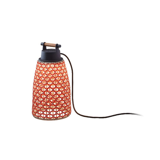 Bover Nans Portable M/41 1-lt 16" Tall LED Outdoor Table Lamp-Red