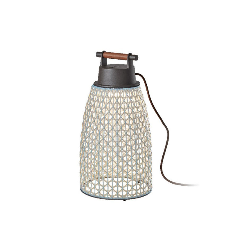 Bover Nans Portable M/49 1-lt 19" Tall LED Outdoor Table Lamp-Beige