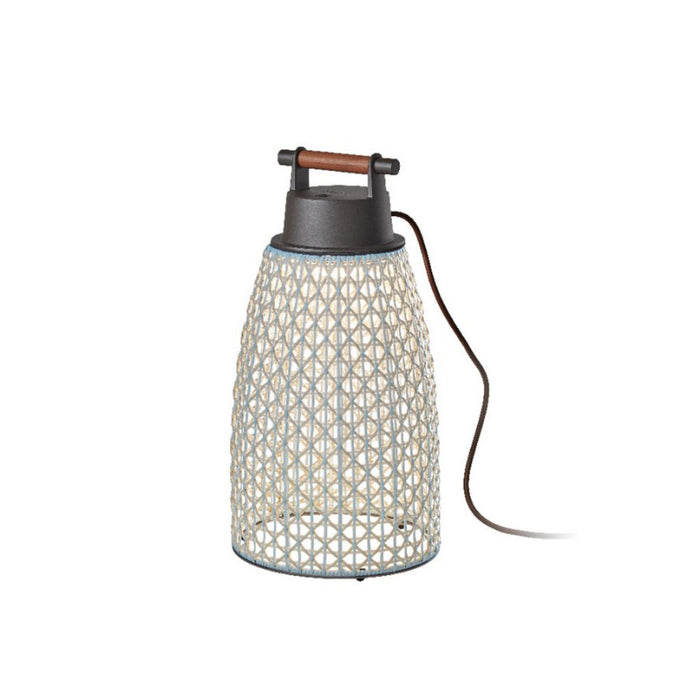 Bover Nans Portable M/49 1-lt 19" Tall LED Outdoor Table Lamp-Beige