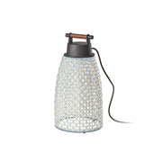 Bover Nans Portable M/49 1-lt 19" Tall LED Outdoor Table Lamp-Beige