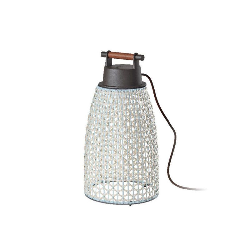 Bover Nans Portable M/49 1-lt 19" Tall LED Outdoor Table Lamp-Beige