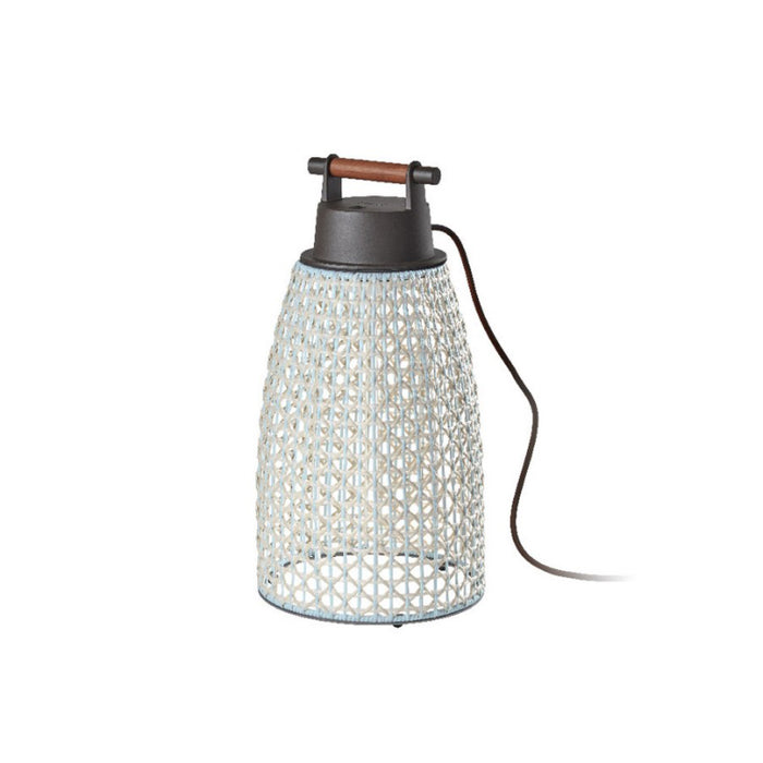 Bover Nans Portable M/49 1-lt 19" Tall LED Outdoor Table Lamp-Beige