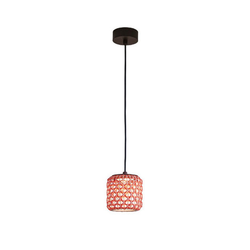Bover Nans S/16 1-lt 7" LED Outdoor Pendant-Red