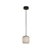 Bover Nans S/16 1-lt 7" LED Outdoor Pendant-Beige