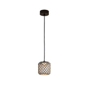 Bover Nans S/16 1-lt 7" LED Outdoor Pendant-Brown