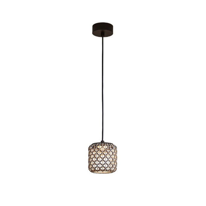Bover Nans S/16 1-lt 7" LED Outdoor Pendant-Brown