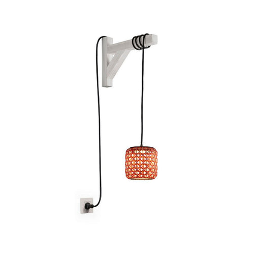 Bover Nans S/16/H 1-lt 7" LED Outdoor Pendant-Red