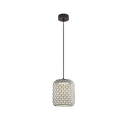Bover Nans S/21 1-lt 9" LED Outdoor Pendant, TRIAC-Beige
