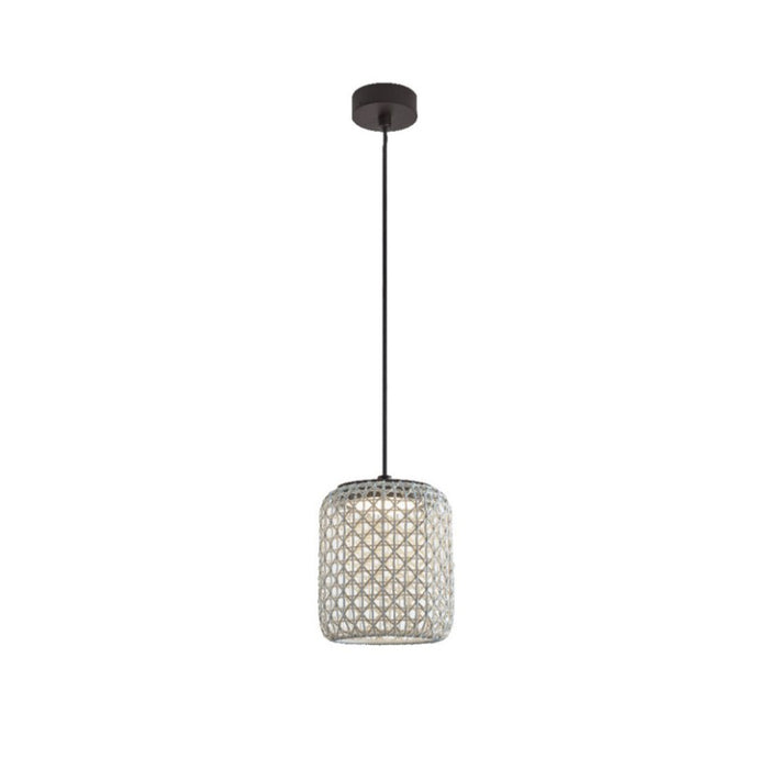 Bover Nans S/21 1-lt 9" LED Outdoor Pendant, TRIAC-Beige