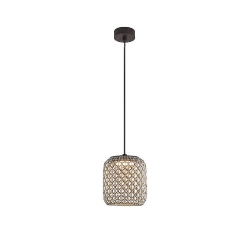 Bover Nans S/21 1-lt 9" LED Outdoor Pendant, 0-10V-Brown