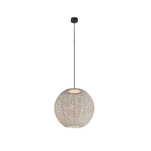 Bover Nans Sphere S/60 1-lt 24" LED Outdoor Pendant, 0-10V-Brown