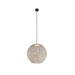 Bover Nans Sphere S/60 1-lt 24" LED Outdoor Pendant, TRIAC Dimming-Brown