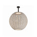 Bover Nans Sphere PF/60 1-lt 24" LED Outdoor Semi Flush, TRIAC-Brown