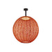 Bover Nans Sphere PF/60 1-lt 24" LED Outdoor Semi Flush, TRIAC-Red