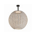 Bover Nans Sphere PF/80 1-lt 32" LED Outdoor Semi Flush-Brown