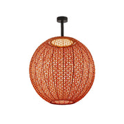 Bover Nans Sphere PF/80 1-lt 32" LED Outdoor Semi Flush-Red