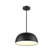 Dals NAPF20-CC Napa 1-lt 20" LED 2-in-1 Flush Mount/Pendant, 5CCT Selectable - Black