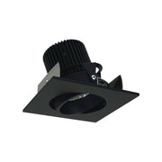 Nora NIOB-2SC/10 2" Iolite Square Adjustable Cone Reflector Trim - 1000 Lumens - Black
