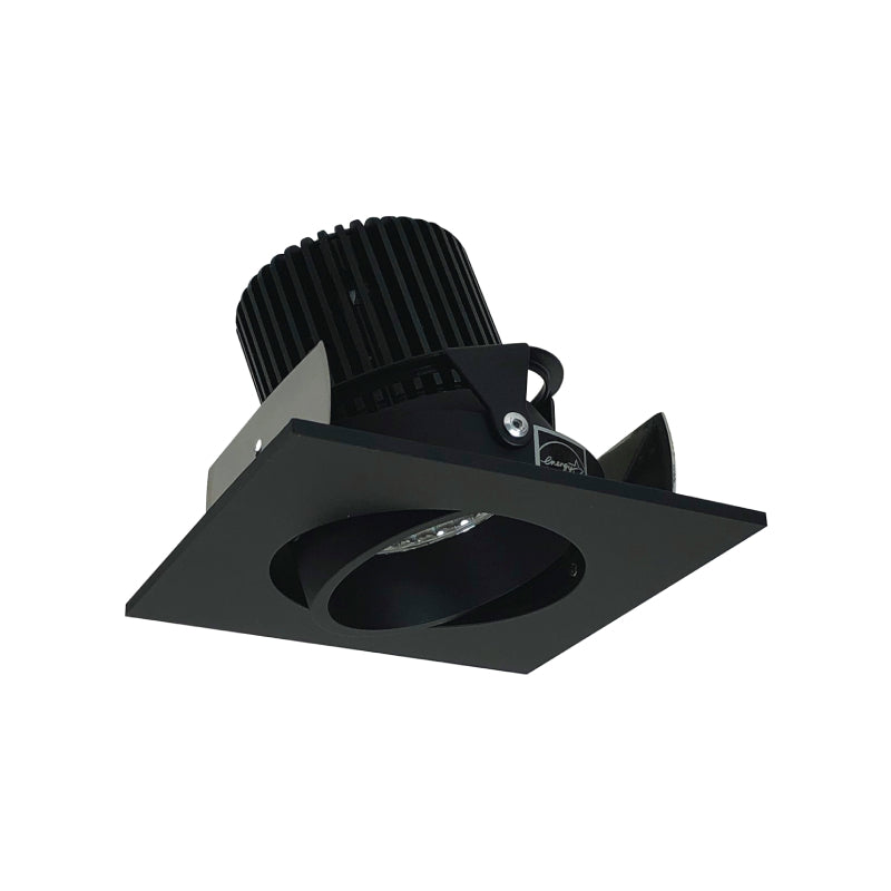 Nora NIOB-2SC/10 2" Iolite Square Adjustable Cone Reflector Trim - 1000 Lumens - Black