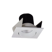 Nora NIOB-2SC/10 2" Iolite Square Adjustable Cone Reflector Trim - 1000 Lumens - White