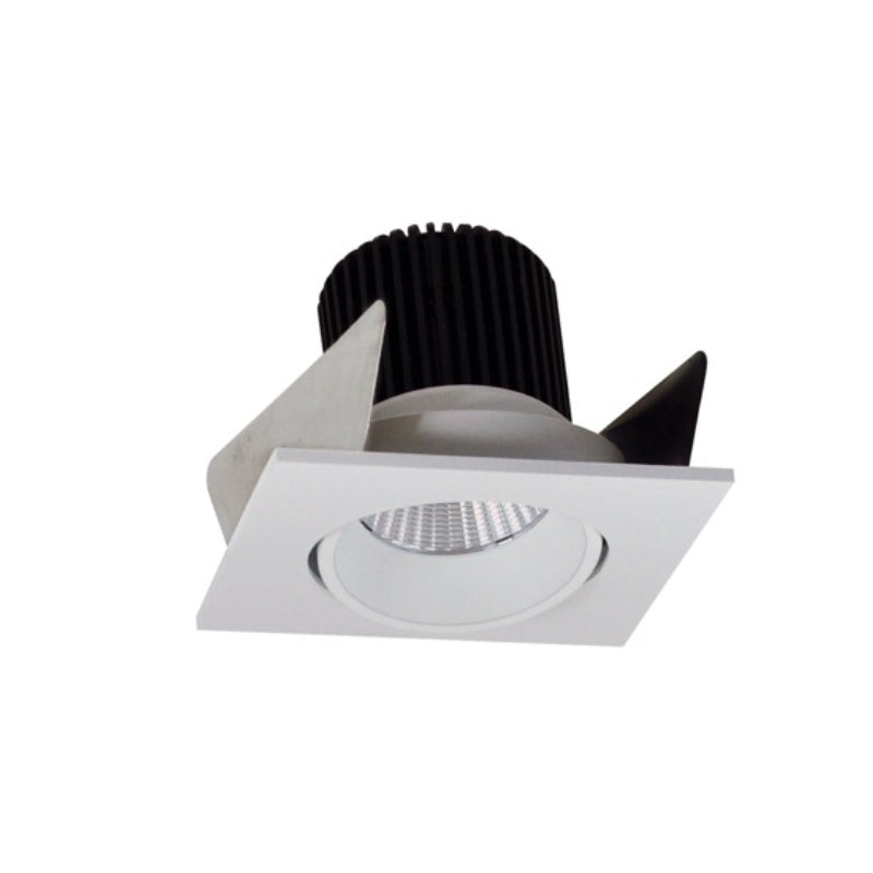 Nora NIOB-2SC/10 2" Iolite Square Adjustable Cone Reflector Trim - 1000 Lumens - White