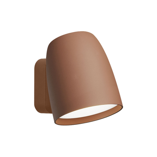 Bover Nut A/01 1-lt 5" Tall LED Outdoor Wall Sconce, 0-10V - Textured Terracotta