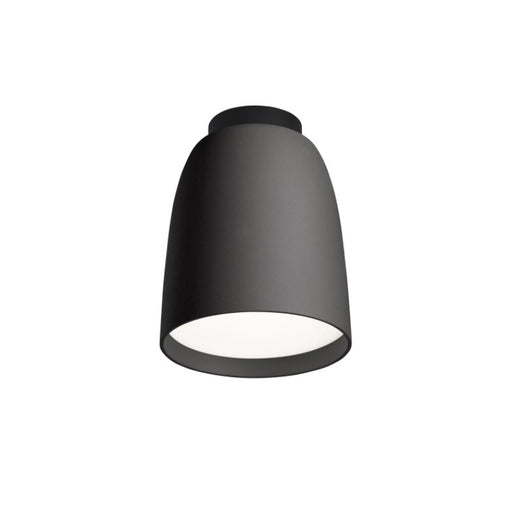 Bover Nut PF/10 1-lt 4" LED Outdoor Flushmount, 0-10V-Textured Black