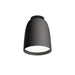 Bover Nut PF/10 1-lt 4" LED Outdoor Flushmount, 0-10V-Textured Black