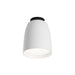 Bover Nut PF/10 1-lt 4" LED Outdoor Flushmount, 0-10V-Textured White