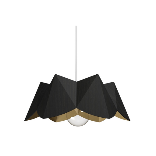 Accord 1283 Physalis 1-lt 18" LED Pendant - Organic Black