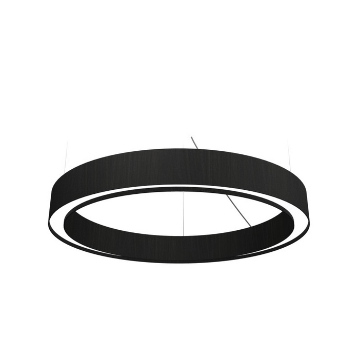 Accord 1349 Cylindrical 1-lt 24" LED Pendant - Organic Black