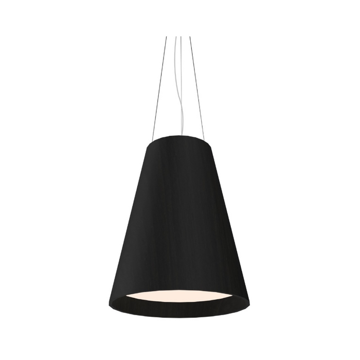 Accord 1146 Conical 1-lt 20" LED Pendant - Organic Black