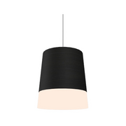 Accord 1100 Conical 1-lt 6" LED Pendant, E26 Base - Organic Black