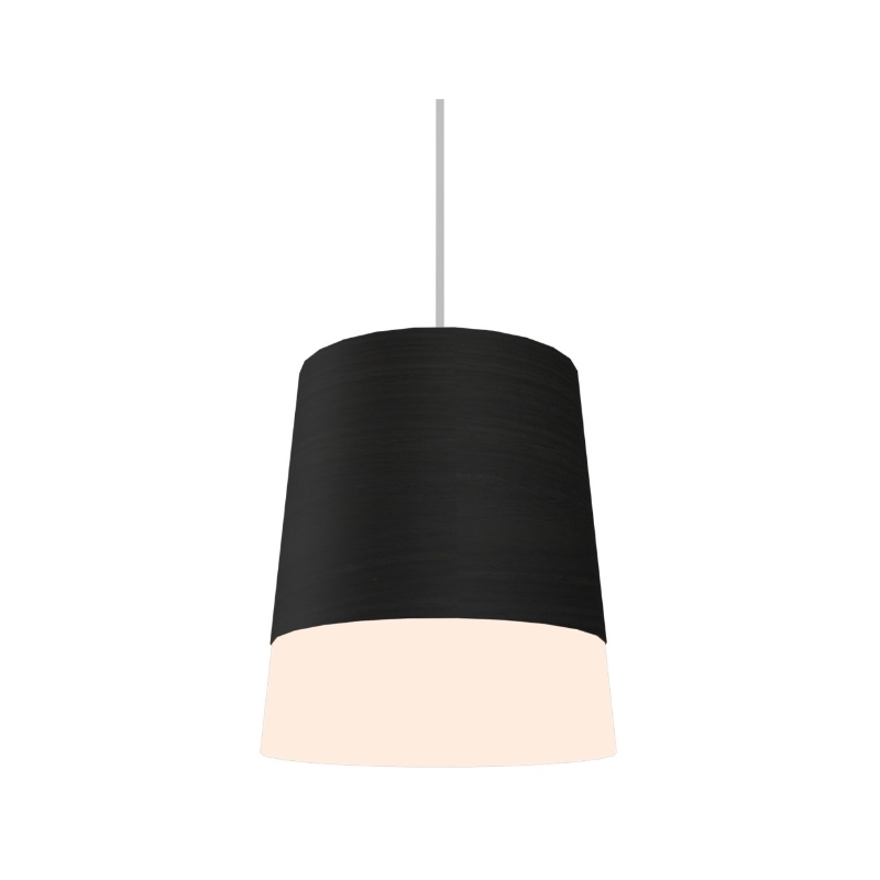 Accord 1100 Conical 1-lt 6" LED Pendant, E26 Base - Organic Black