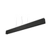 Accord 1312 Clean 1-lt 39" LED Pendant - Organic Black