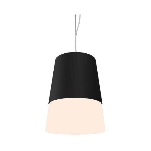 Accord 264 Conical 1-lt 11" LED Pendant, E26 Base - Organic Black