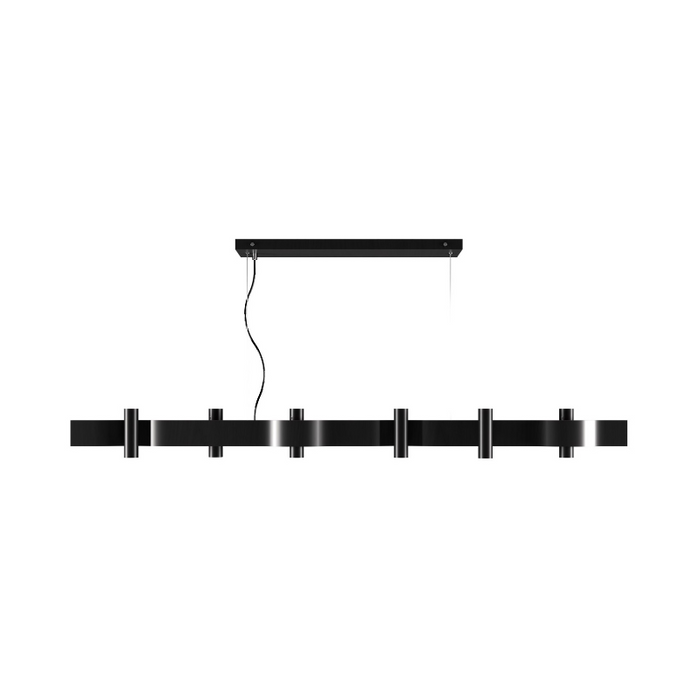 Accord 1501 Flow 12-lt 59" LED Pendant - Organic Black