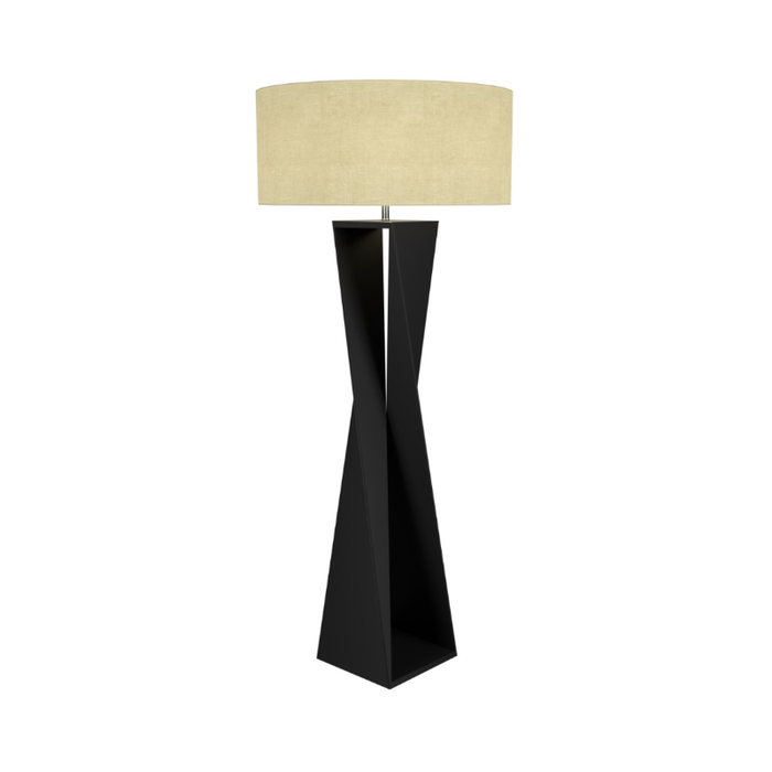 Accord 3029 Spin 1-lt 65" Tall LED Floor Lamp - Organic Black