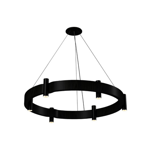 Accord 1497 Flow 12-lt 24" LED Pendant - Organic Black
