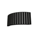 Accord 4039 Slatted 1-lt 16" LED Wall Light - Organic Black